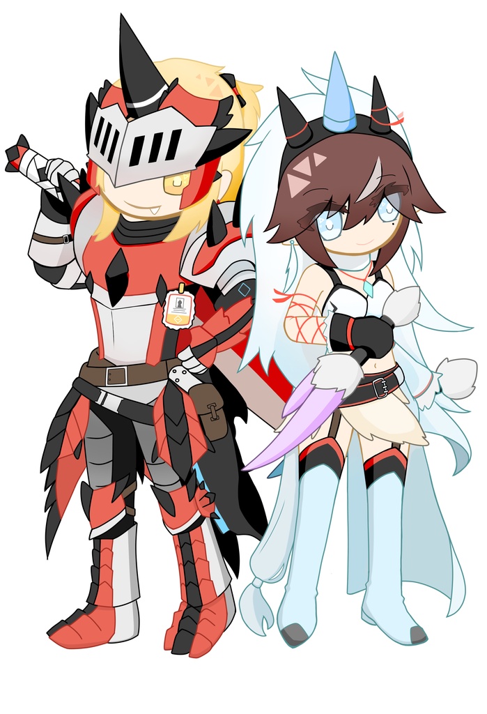 キリンRヤトウ&レウスSノイルホーン ミニアクリルスタンド