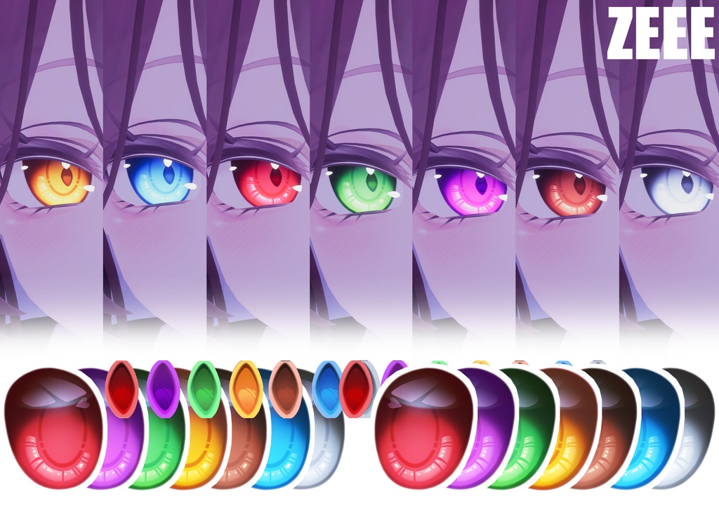 【セレスティア】Selestia Eye Texture (7 colors) + Make Up