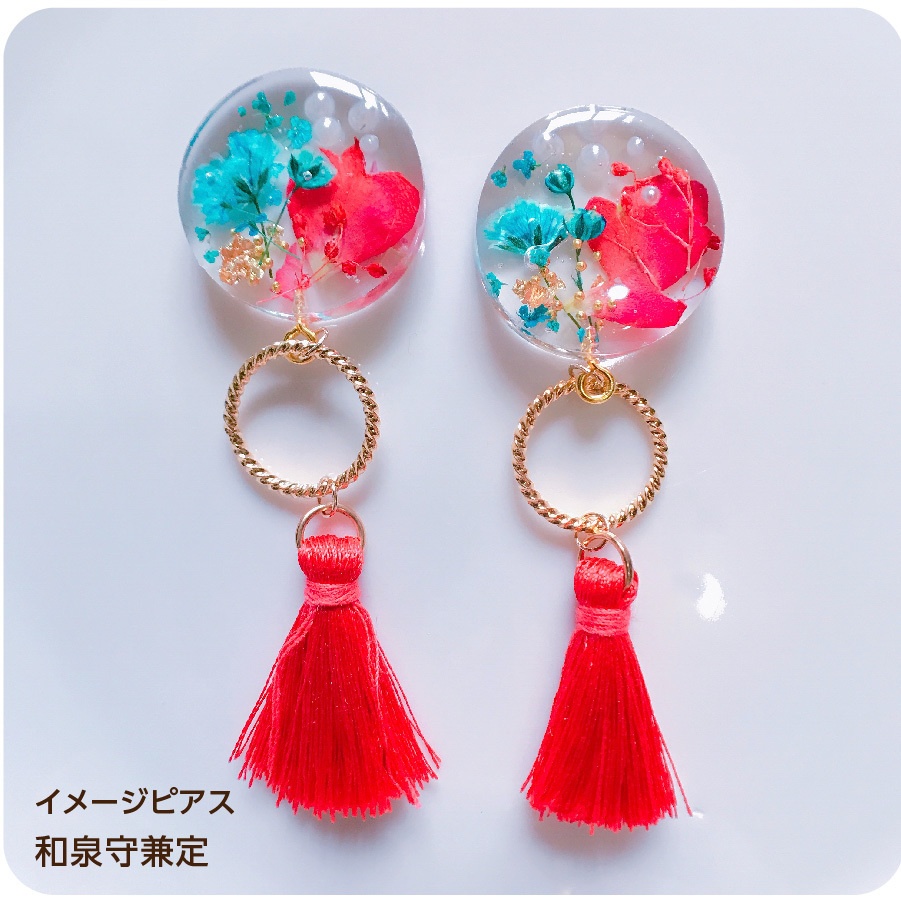 新撰組刀イメージピアス_装飾有り