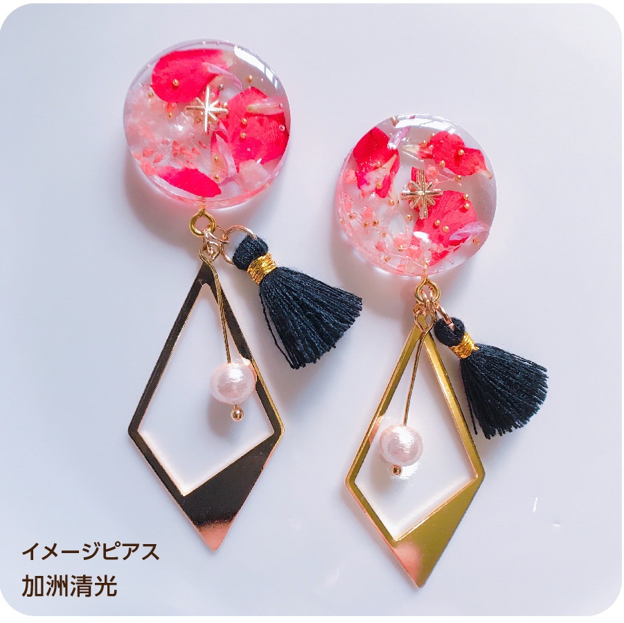 新撰組刀イメージピアス_装飾有り