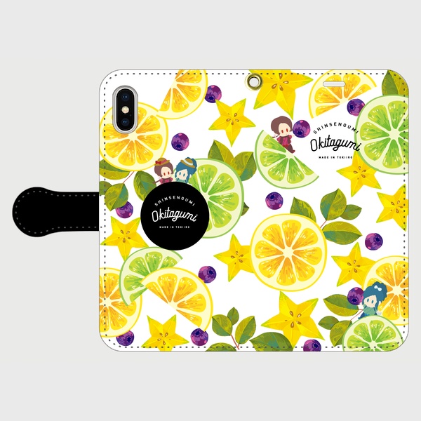沖田組 スマホケース_フルーツ