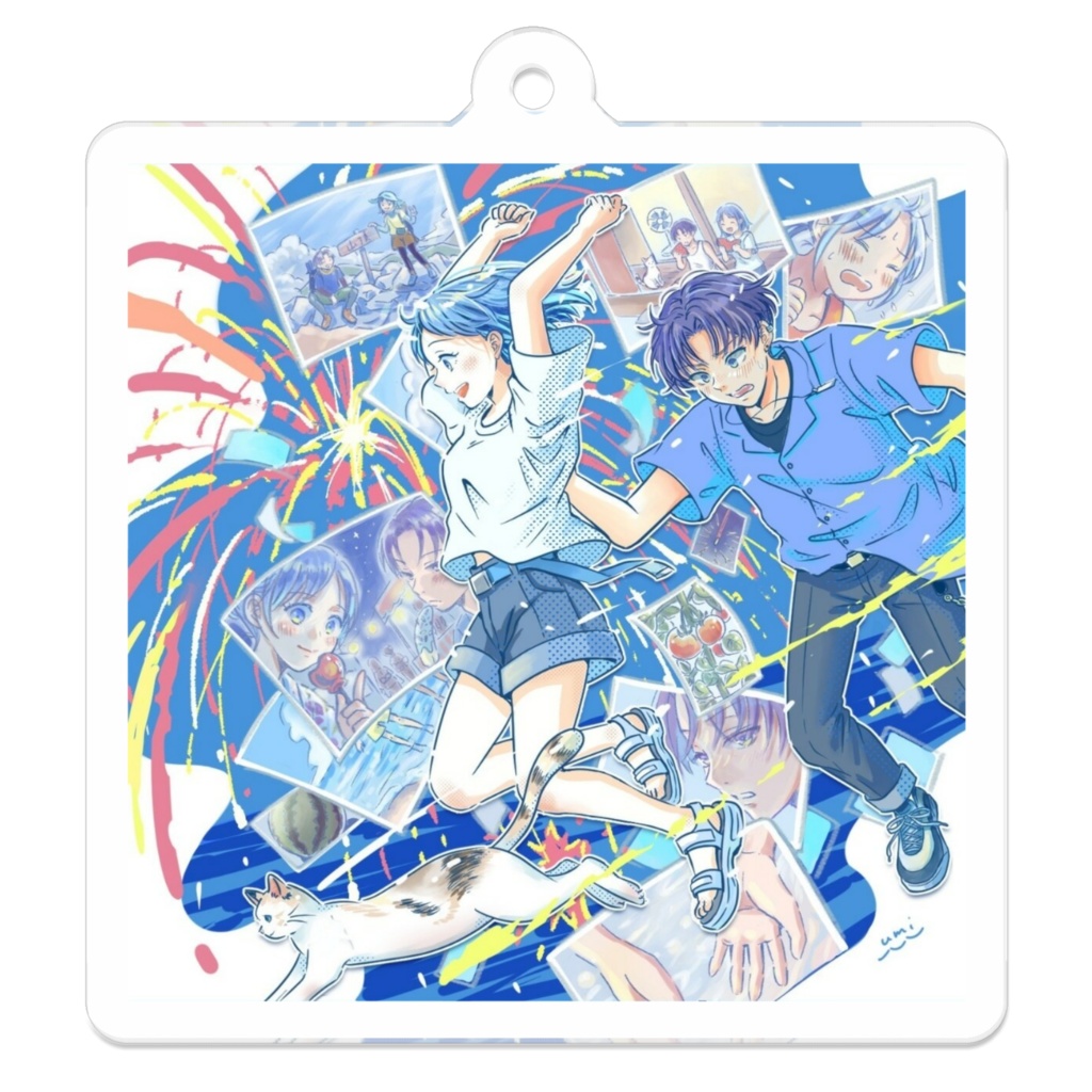 駆け抜けた夏のアクキー