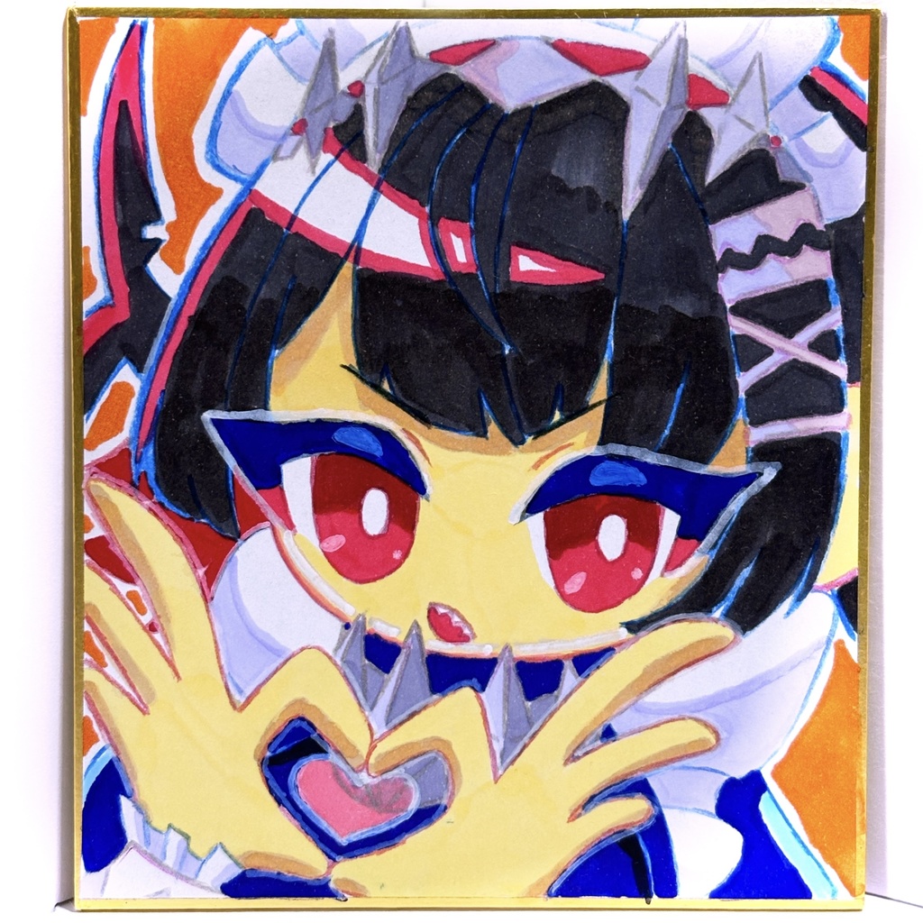 イラスト原画 ゼンゼロ エレン ミニ色紙