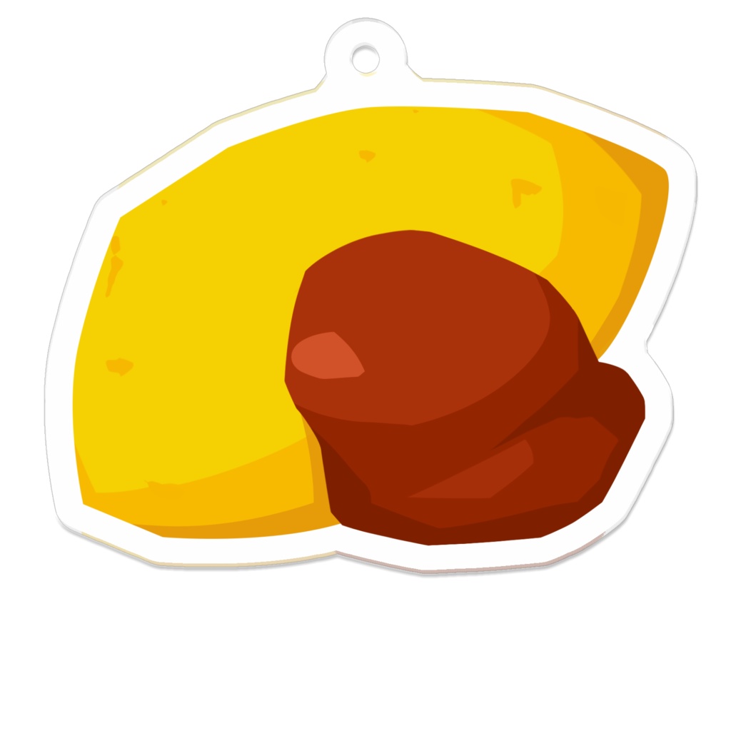 そぼくなオムライスアクキー