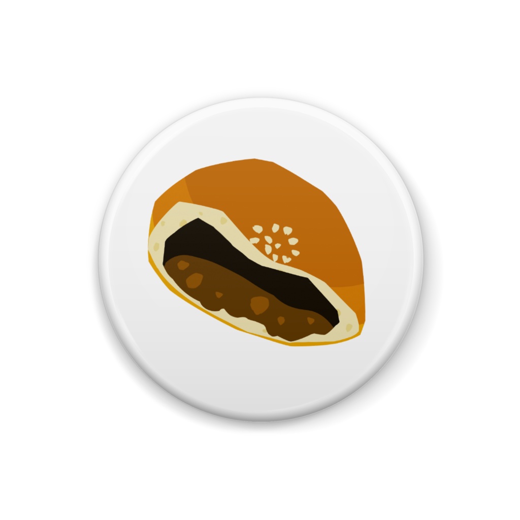 そぼくなあんぱん缶バッジ