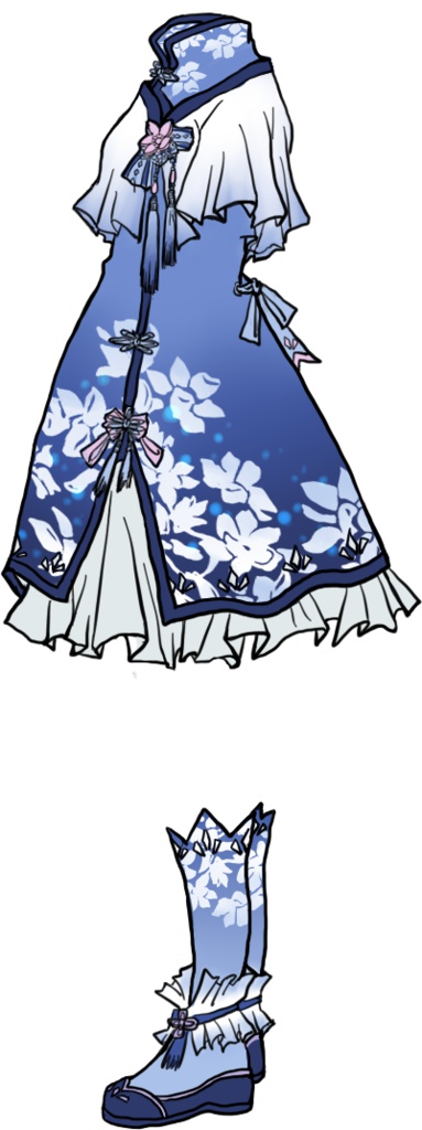 フリー素材-中華式ロリータ・ファッション