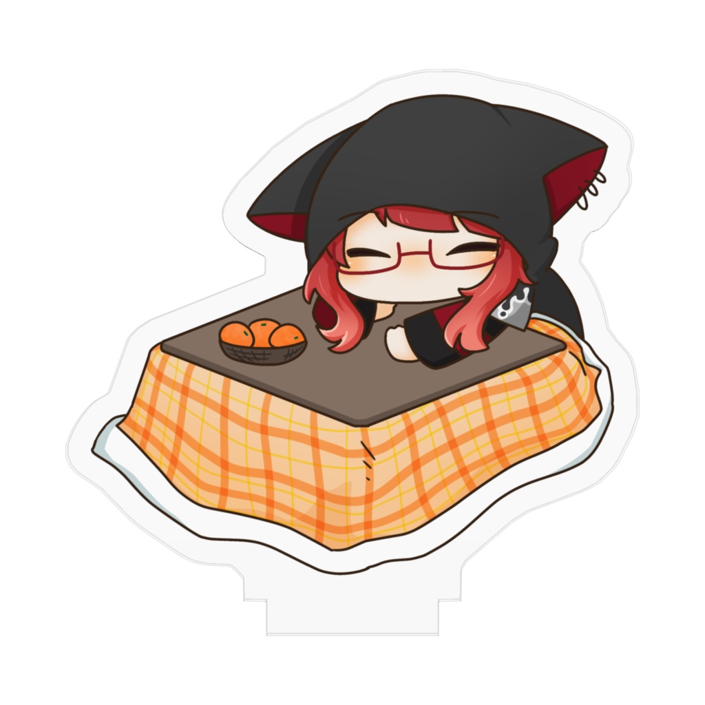 【期間限定】ひづきくんアクリルフィギュアこたつVer - 50x50mm