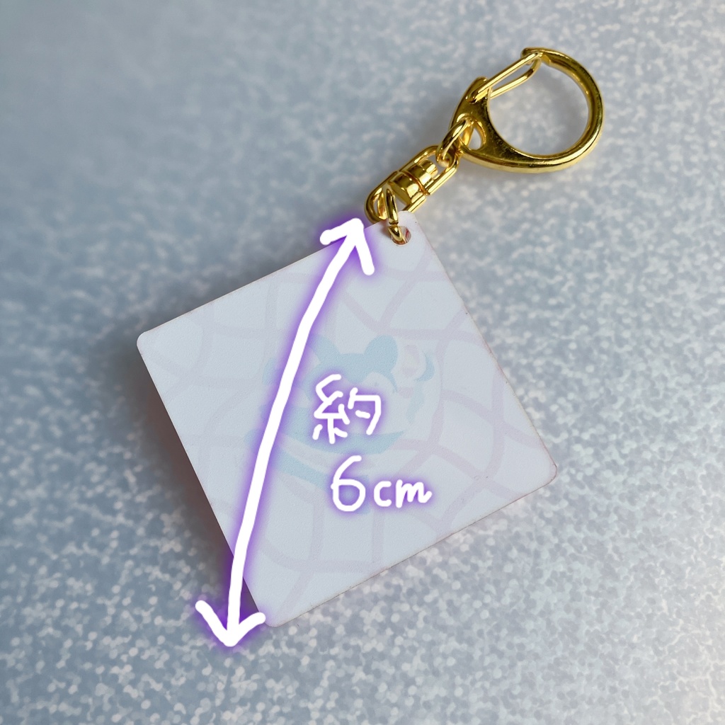 悪魔さんぶあついアクリルキーホルダー