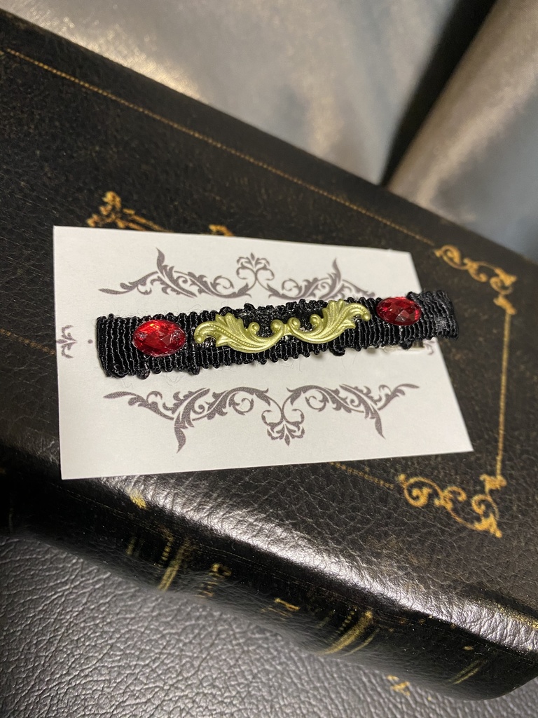 【東方Project】紅魔館 レミリアスカーレット、フランドールスカーレット、十六夜咲夜、パチュリーノーレッジ、小悪魔、紅美鈴 ★キャラクターイメージバレッタ