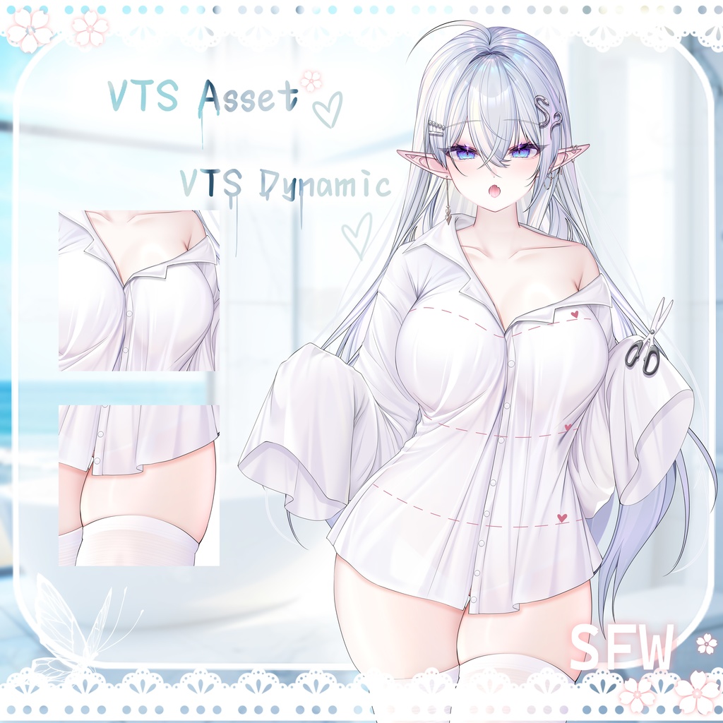 VTuber向け【VTSダイナミックペンダント|VTuber配信アクセサリー】Shirt Game(Standard Version)