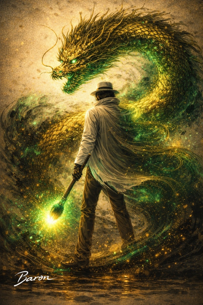 金運を引き寄せる龍｜高画質スマホ壁紙（全サイズ対応）