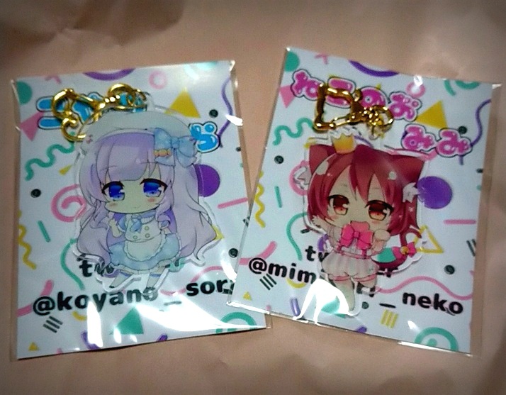 【セット】そらみみおっきめアクリルキーホルダー