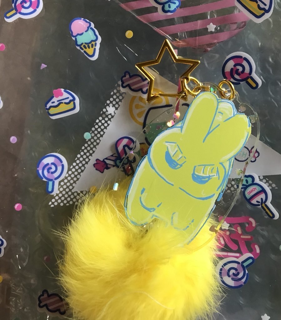 うさぎさんアクキー