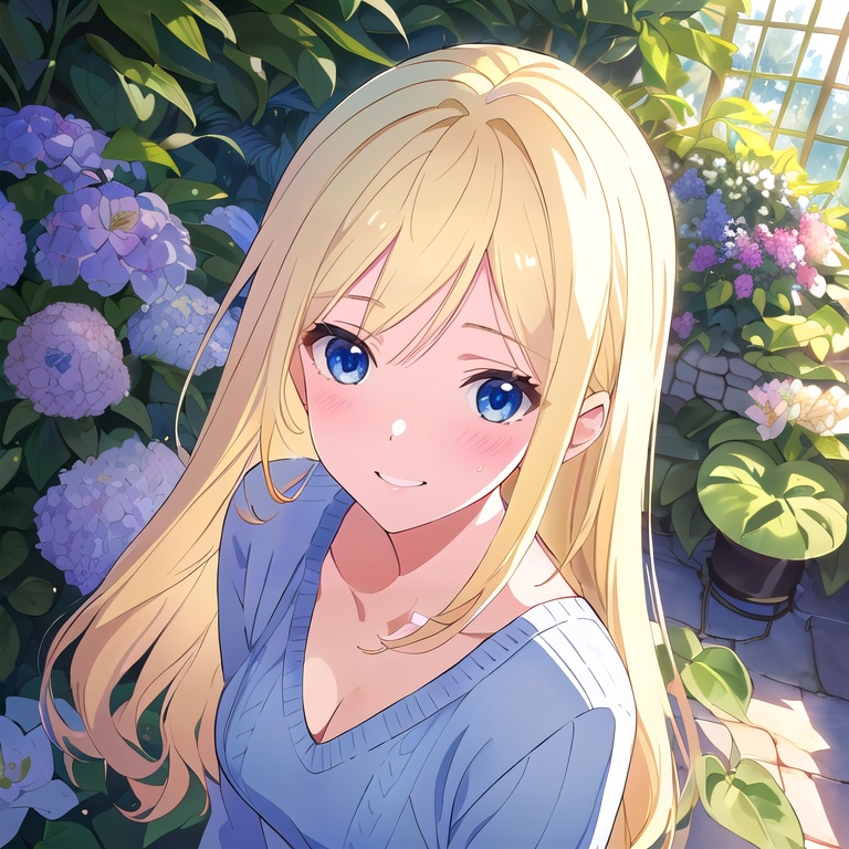 植物園のエルマちゃん