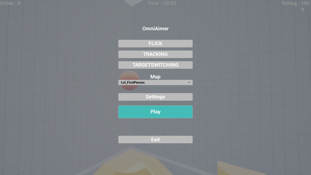 OmniAimer (オムニ・エイマー) - FPSエイムトレーニング・コア