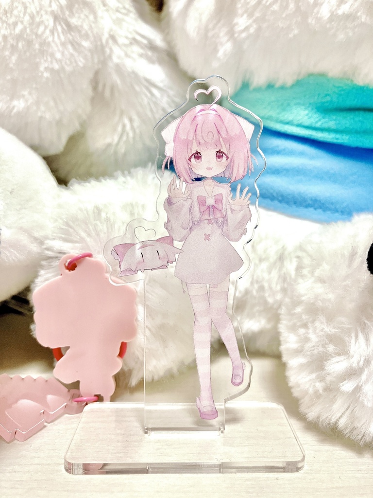 桃寝ちのい 誕生日アクスタ 桃寝ちのい ミニアクリルスタンド【非公式】 - ゆめひつじ - BOOTH