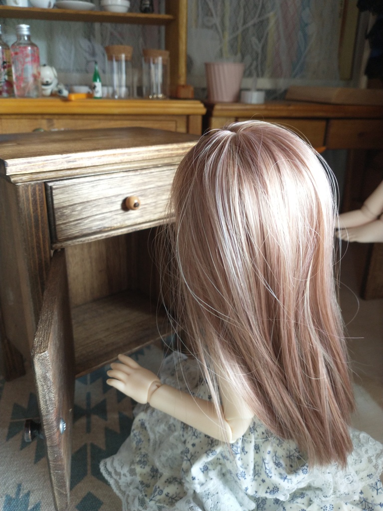 (1/3ドール用)アンティーク風チェスト