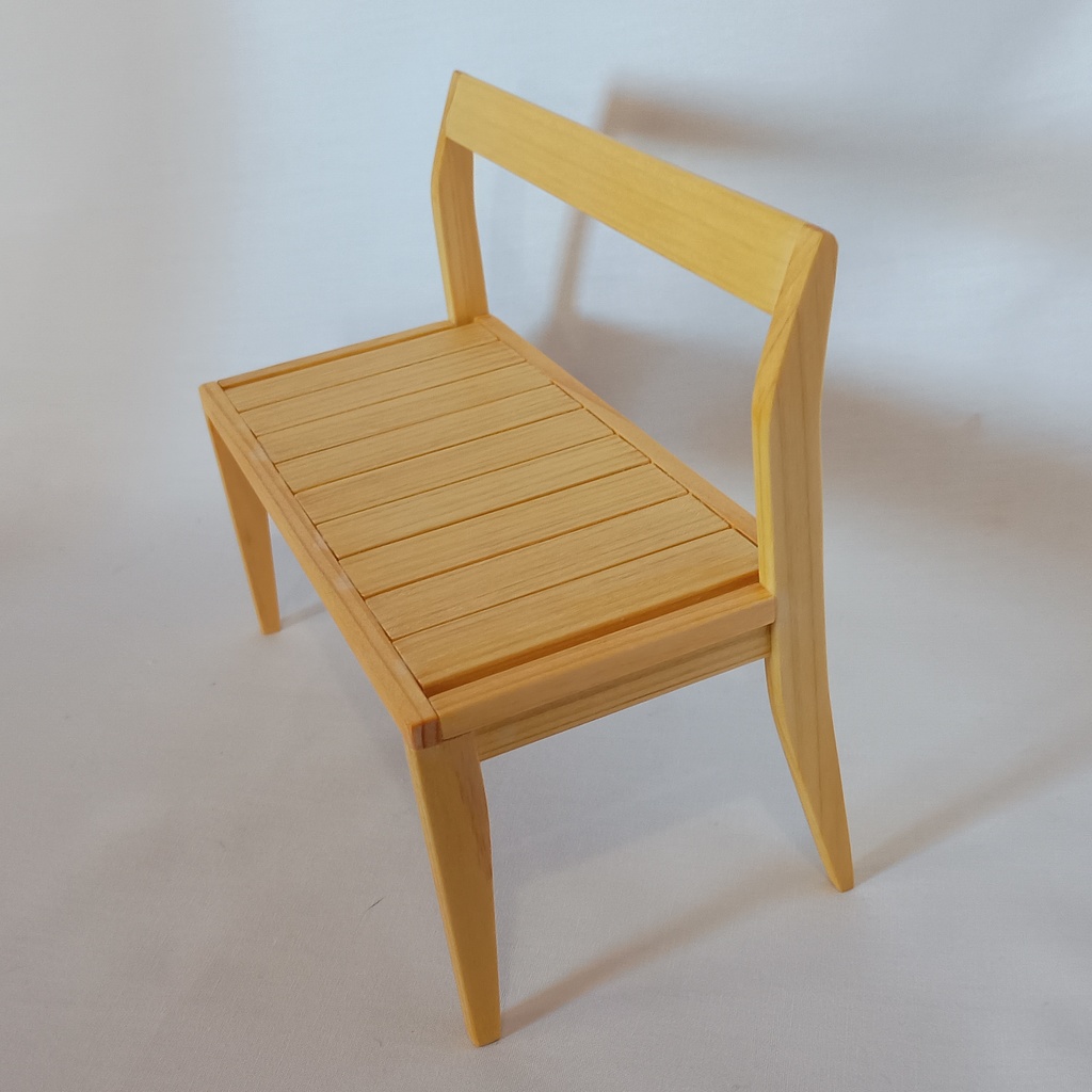 (1/6ドール用)二人用ベンチ(塗装済)