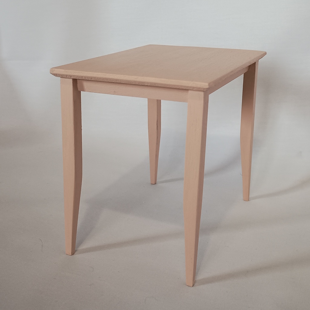 (1/6ドール用)モダンデスク(ピンク)