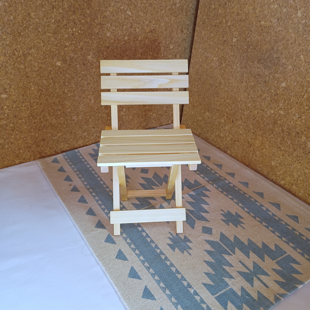 (1/3ドール用)一人用折りたたみベンチ