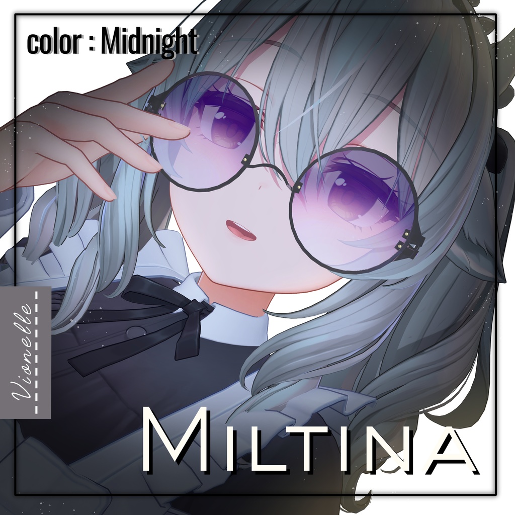 【置くだけ装着!】Prism Glasses * Lens:24 Color × Frame : 5Color