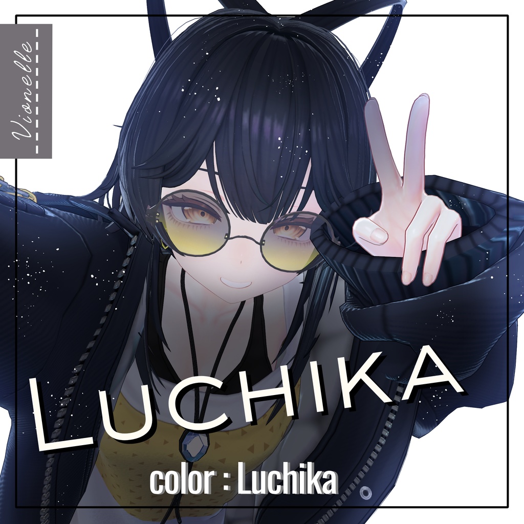 【置くだけ装着!】Prism Glasses * Lens:24 Color × Frame : 5Color