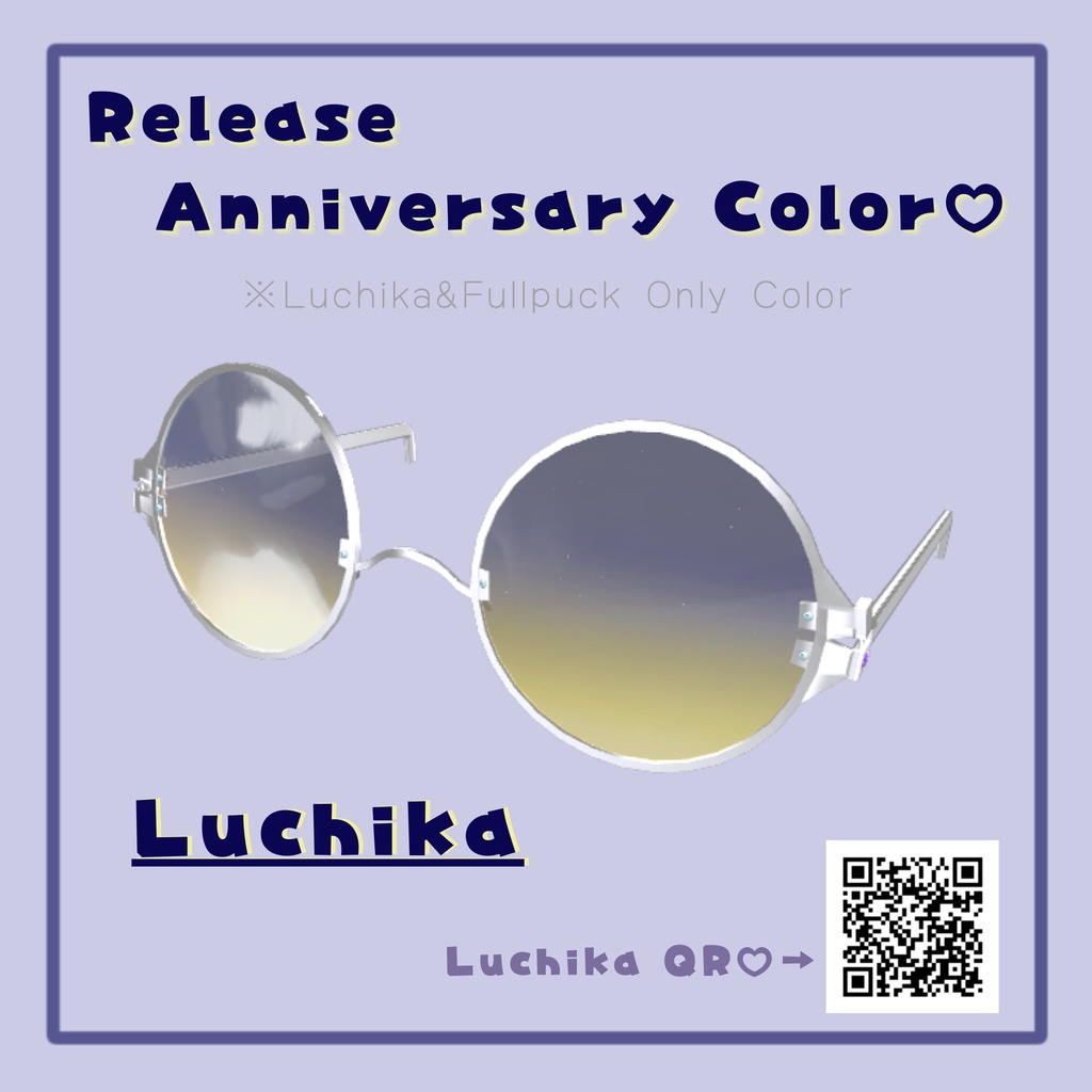 【置くだけ装着!】Prism Glasses * Lens:24 Color × Frame : 5Color