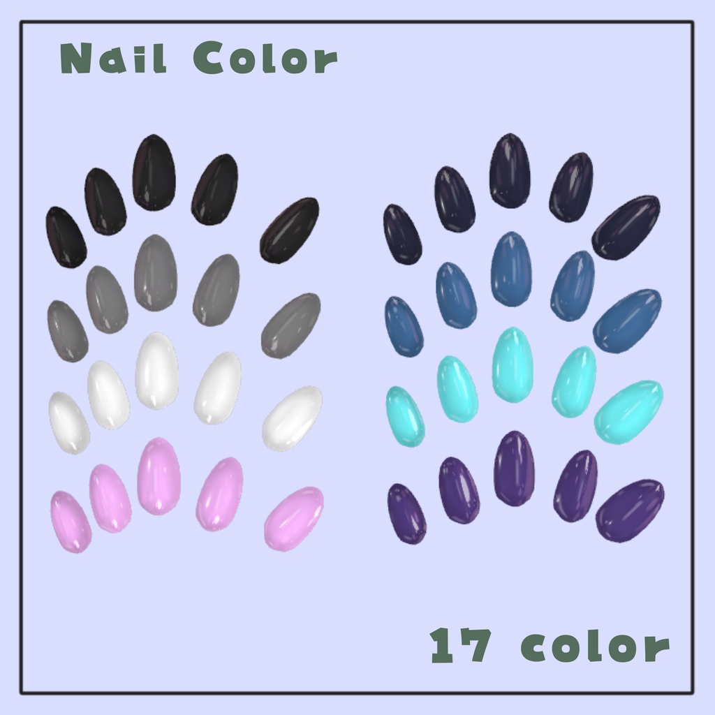 【置くだけ装着!】ルチカちゃん専用 ~ シンプルジェルネイル ~