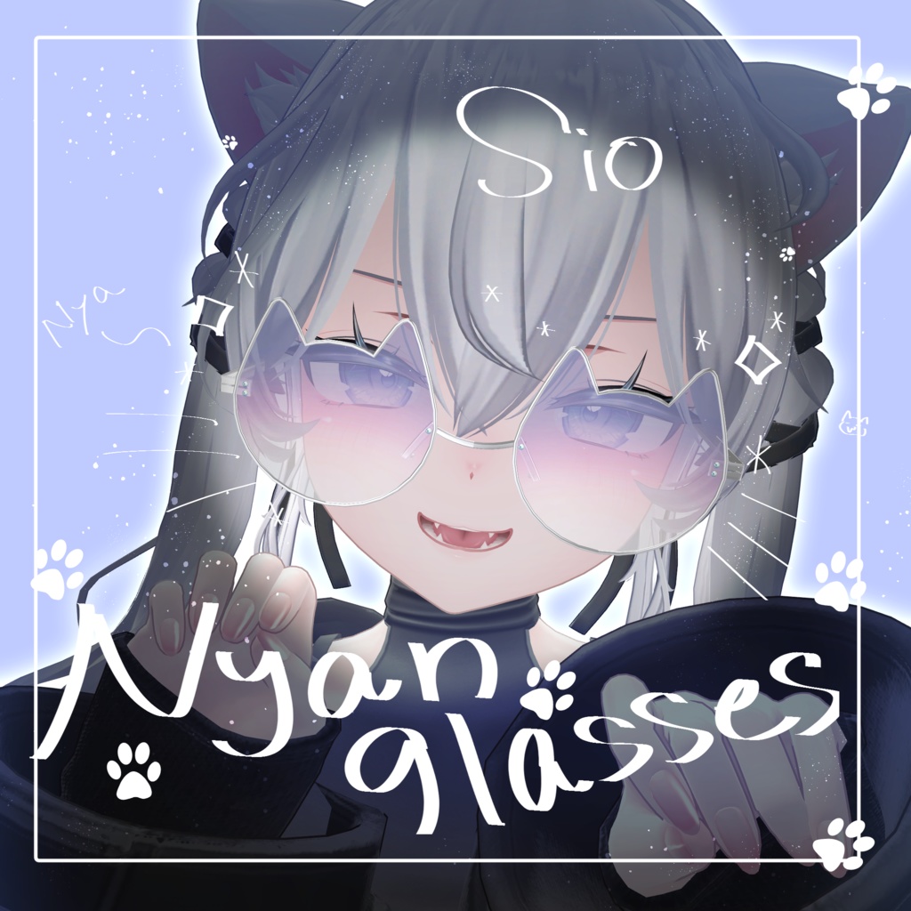 【置くだけ装着!】にゃんぐらす ! * Lens:27 Color × Frame : 5Color