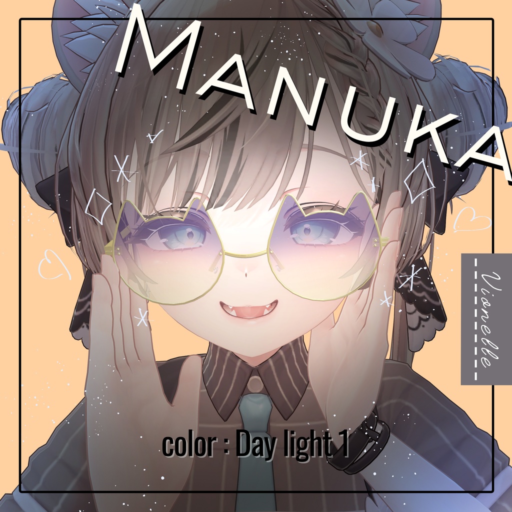 【置くだけ装着!】にゃんぐらす ! * Lens:27 Color × Frame : 5Color