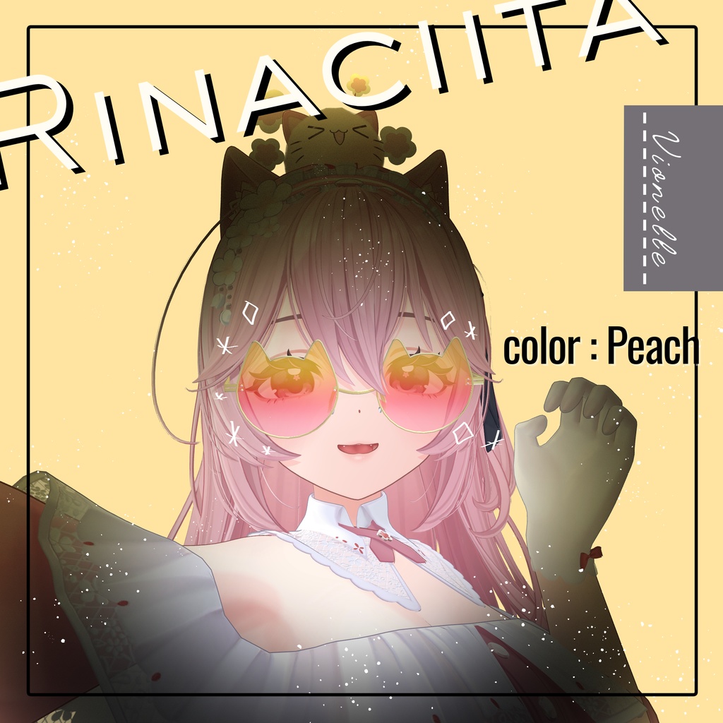 【置くだけ装着!】にゃんぐらす ! * Lens:27 Color × Frame : 5Color