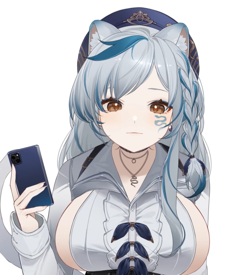 【live2dモデル/live2d model】White Snake