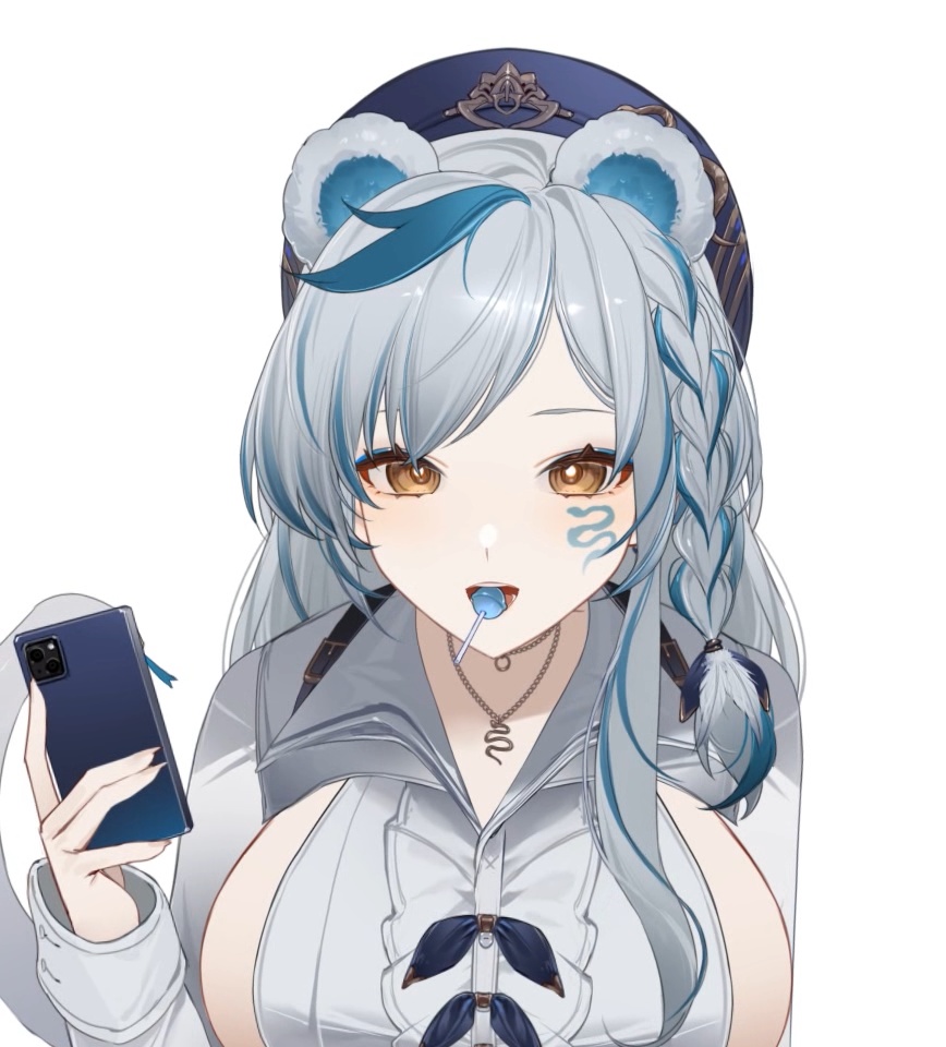 【live2dモデル/live2d model】White Snake