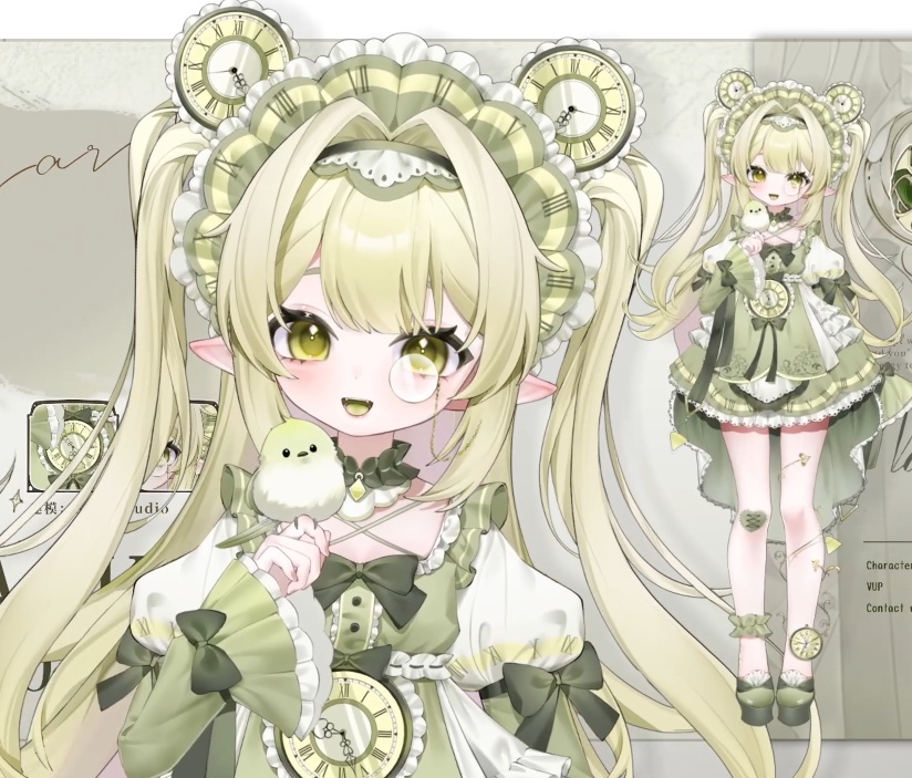 【live2dモデル/live2d model】Mina Girl