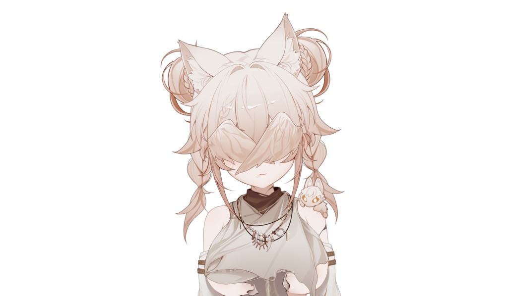 【live2dモデル/live2d model】Owlynn Snowy Owl