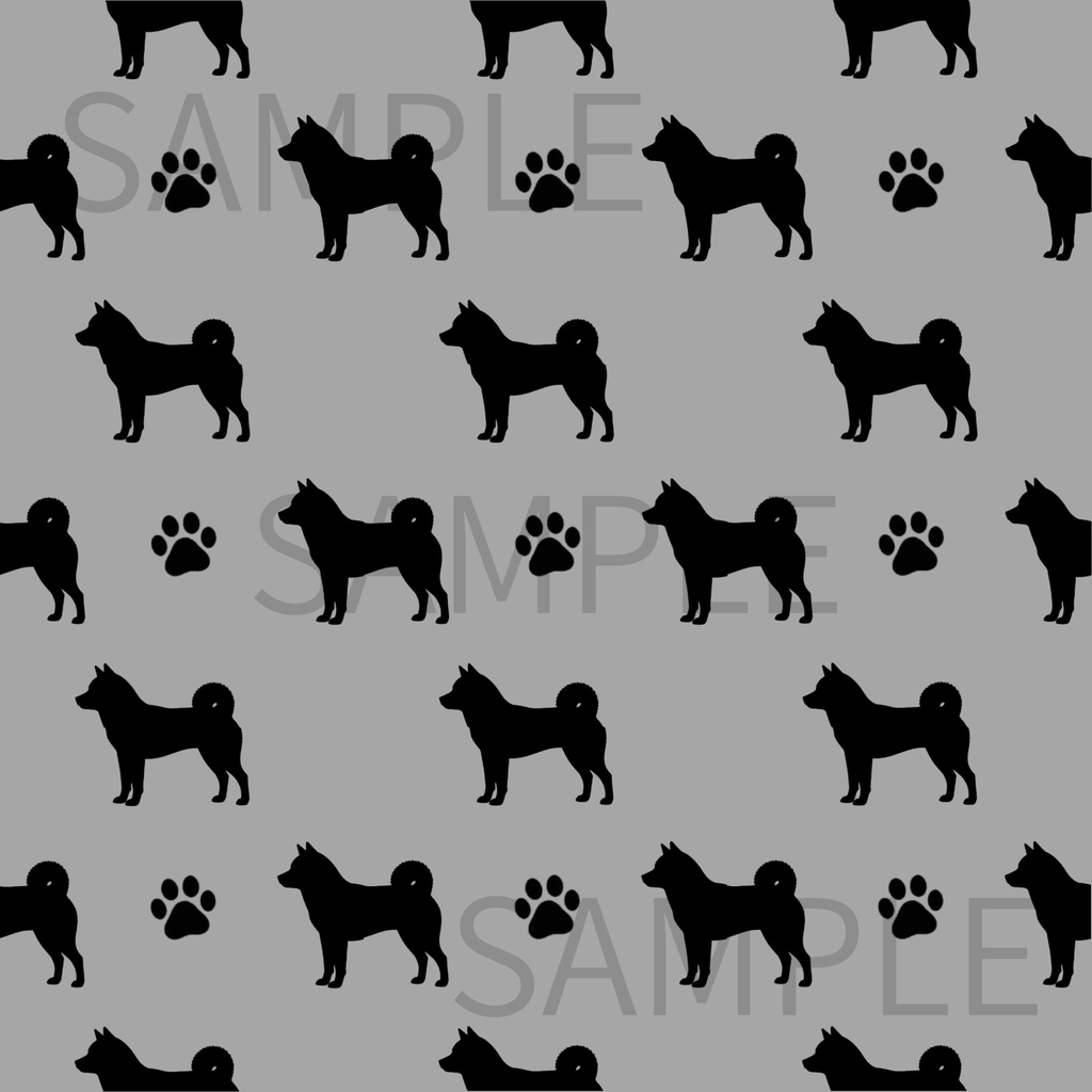 デジタルペーパー|いろいろな柴犬①|24枚セット|シームレスペーパー