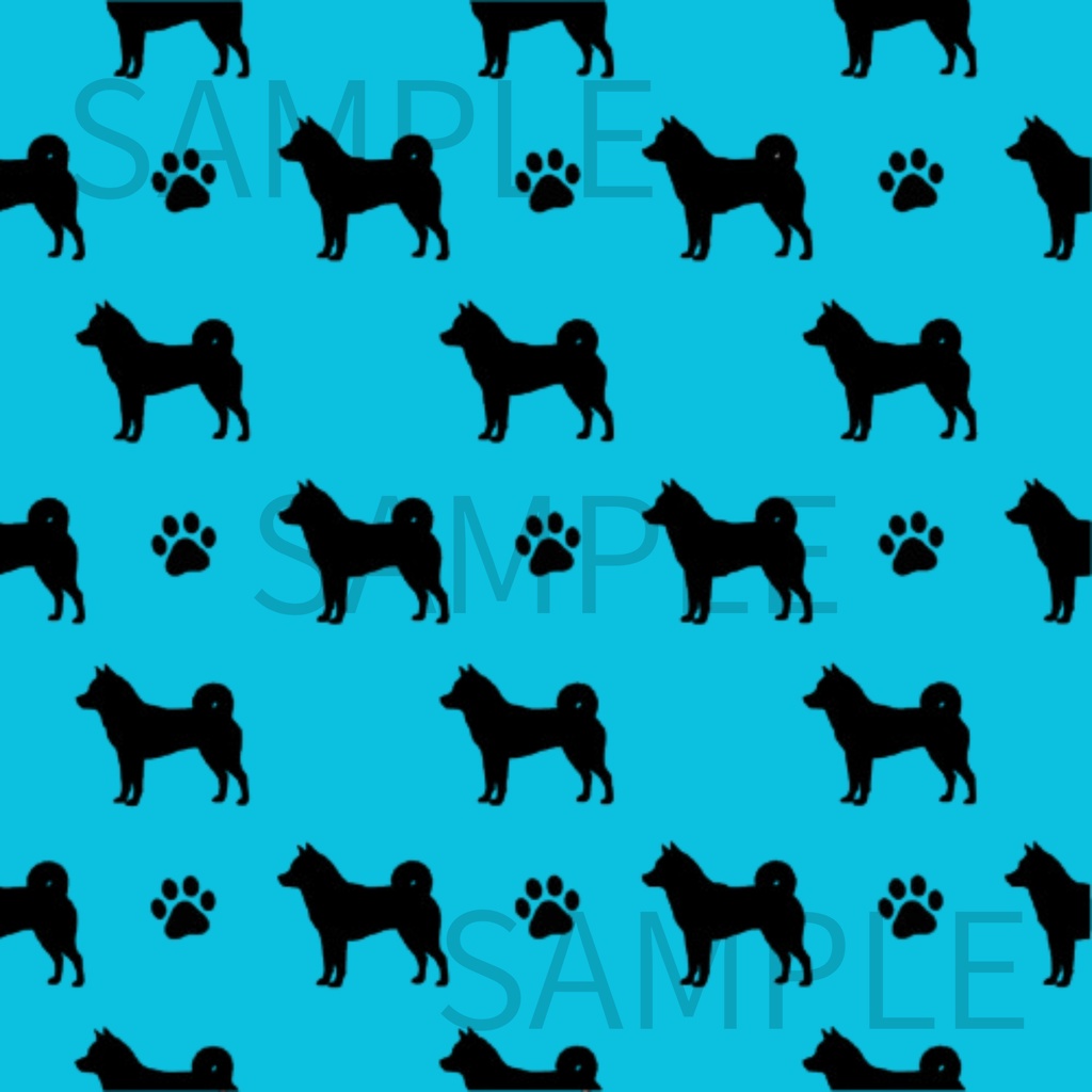 デジタルペーパー|いろいろな柴犬①|24枚セット|シームレスペーパー