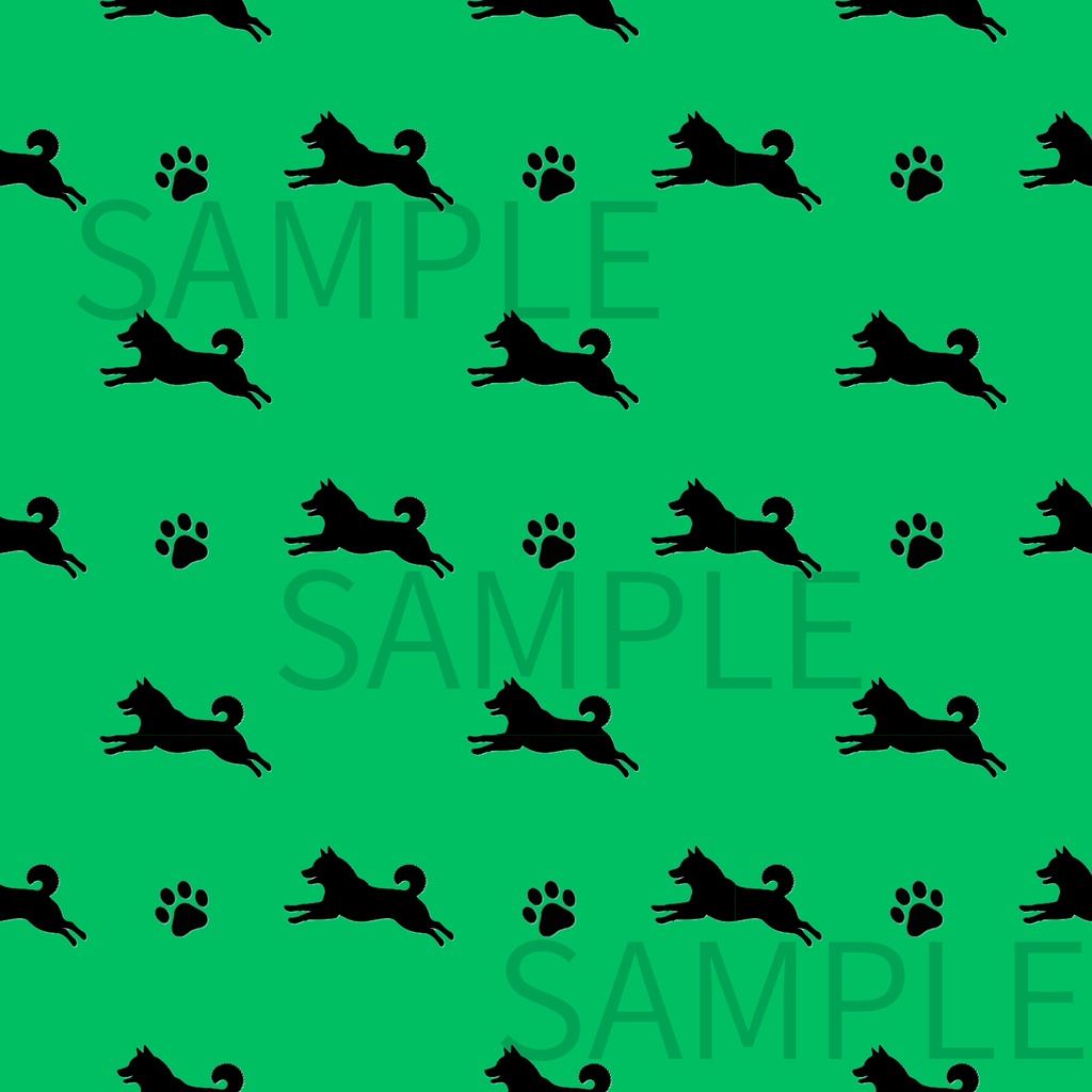 デジタルペーパー|いろいろな柴犬①|24枚セット|シームレスペーパー