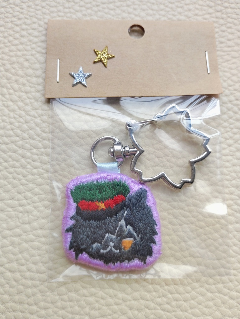 ぽめ刺繍キーホルダー【コハ風】