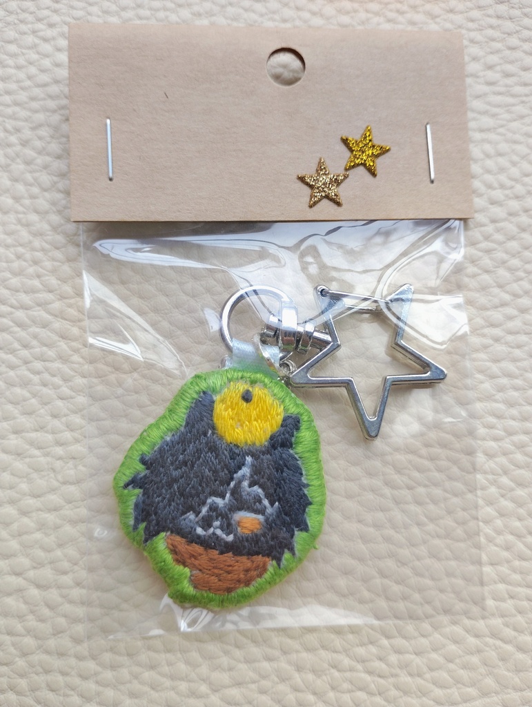 ぽめ刺繍キーホルダー【文旦】