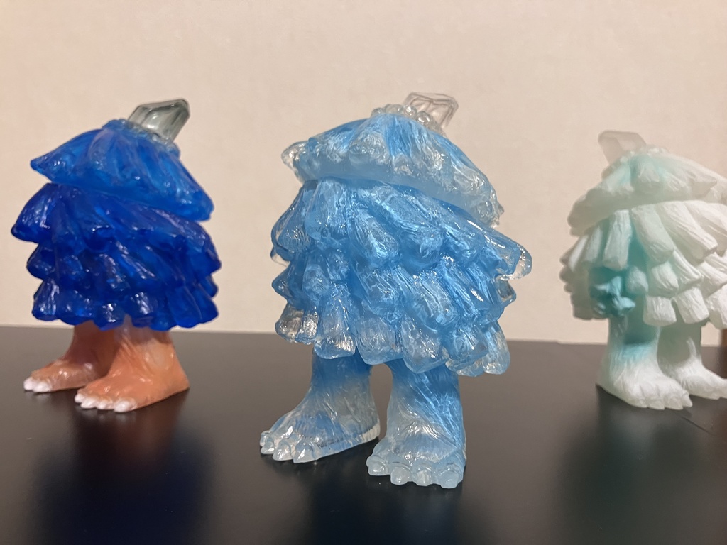 ソフビ「旅するコダマ-流氷クリスタル」