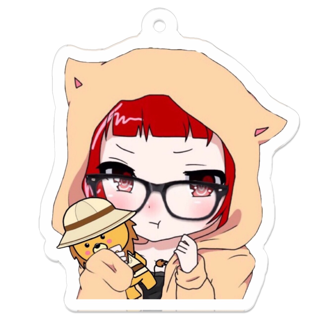 月紅美(つぐみ)のキーホルダー