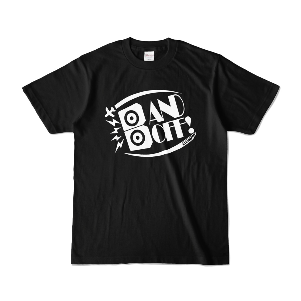 [Band-off!] 丸ロゴTシャツ (Black)