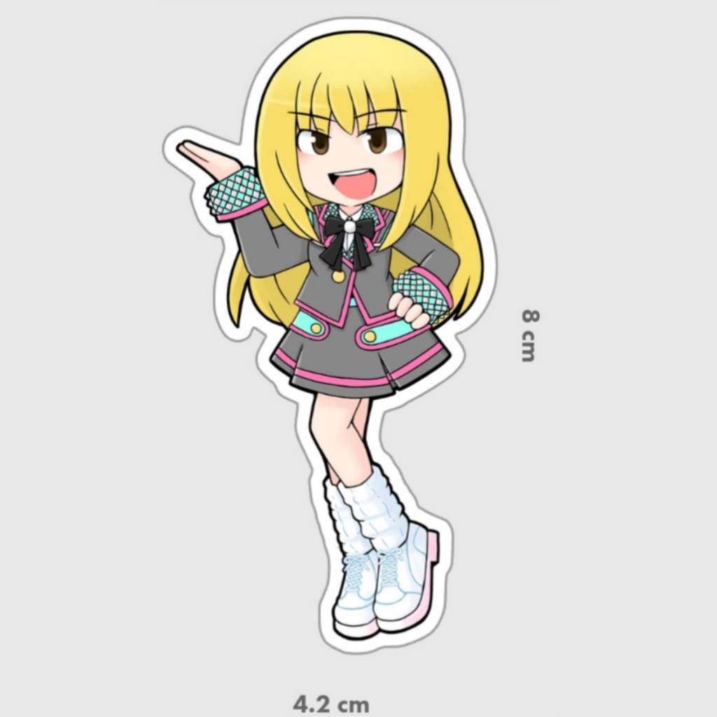 216さん書き下ろし オリジナルステッカー