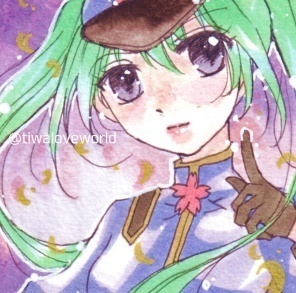 豆色紙 原画 版権イラスト 各種