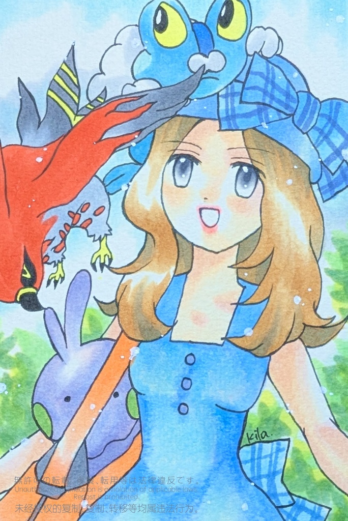 原画イラスト 全8種 ファンアート ポストカードサイズ