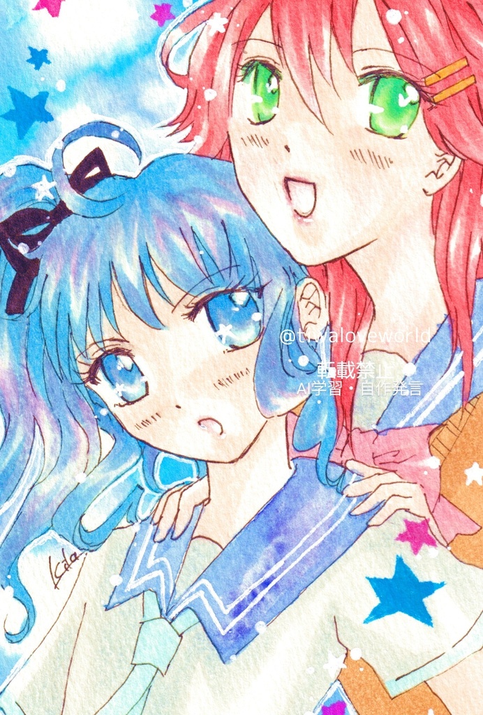 原画イラスト 全8種 ファンアート ポストカードサイズ