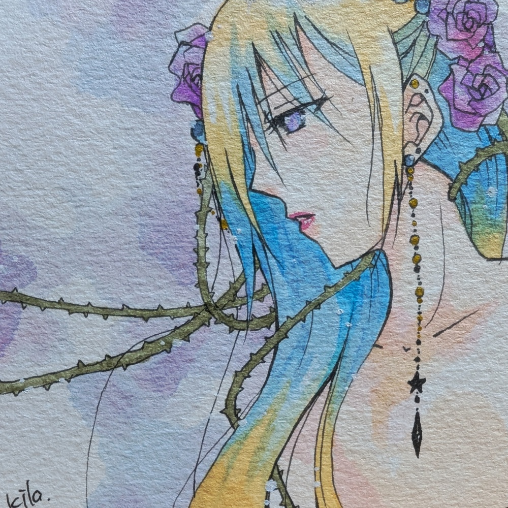 アナログ原画 創作 手のひらペーパーサイズ 各種