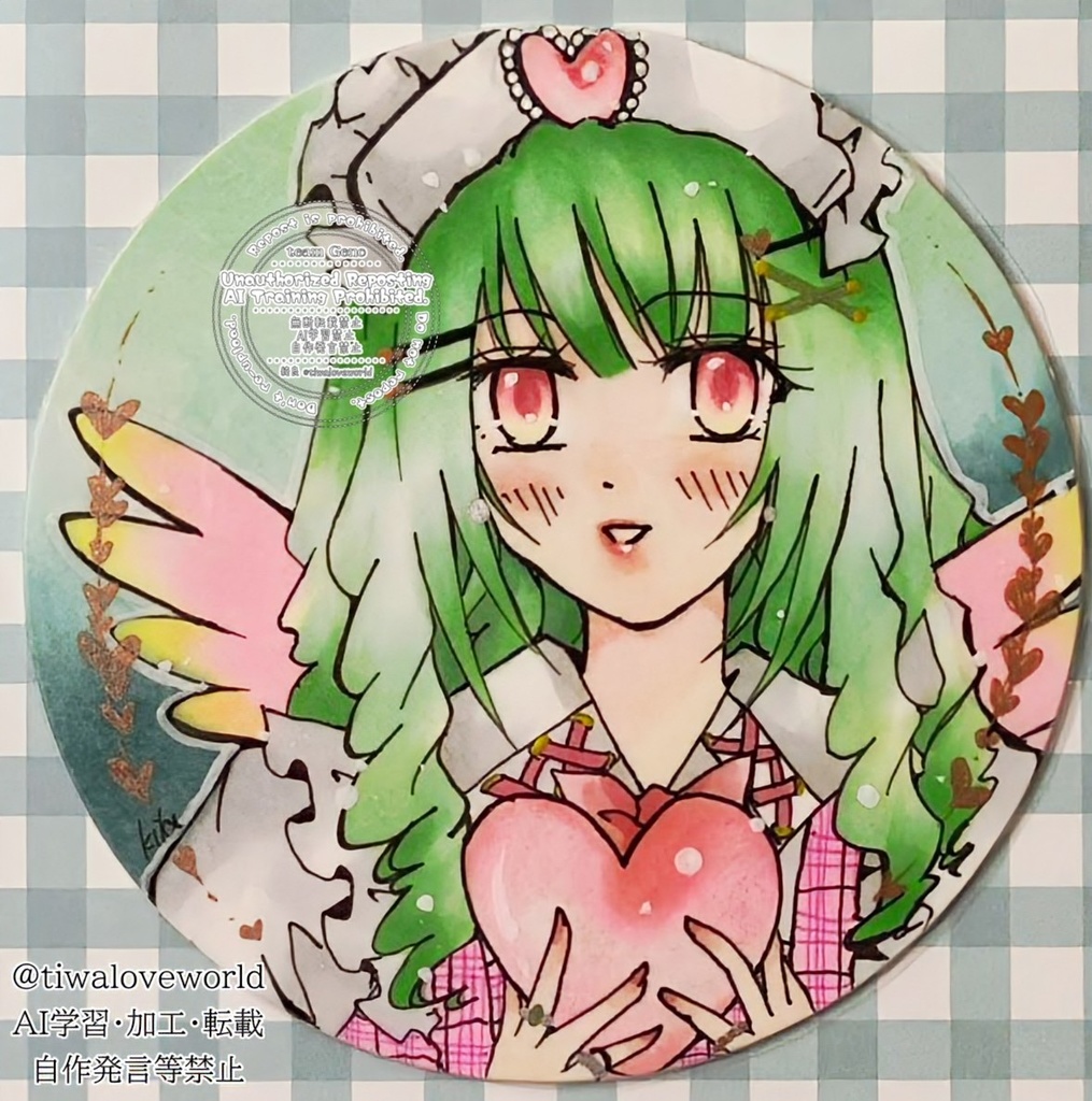 創作アナログイラスト原画 コピックコースターペーパーサイズ 各種