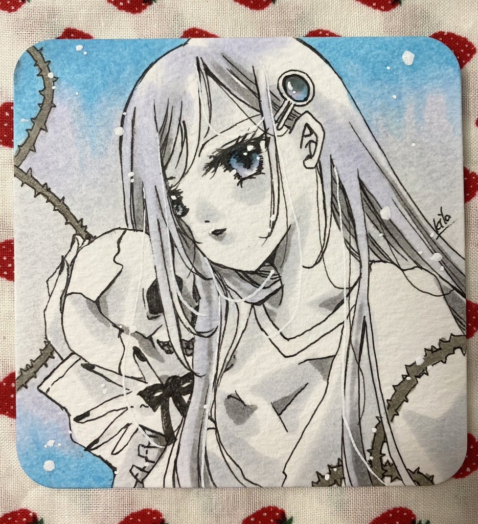 版権イラスト 手のひらペーパーサイズ 死亡遊戯で飯を食う 幽鬼る